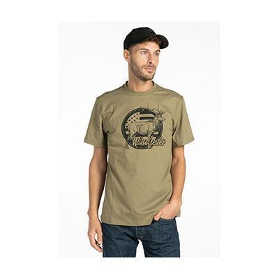 TEE SHIRT, DELTA, KHAKI, L